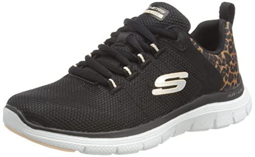 Skechers Flex Appeal 4.0 - Wild Ballad, Scarpe da ginnastica Donna, Nero, 39 EU