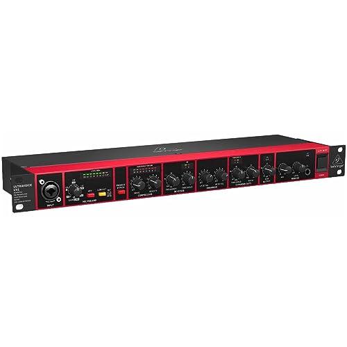 Behringer ULTRAVOICE UV1 Audiophile Mic Preamplificatore, Processore Vocale e Interfaccia Audio USB 192 kHz