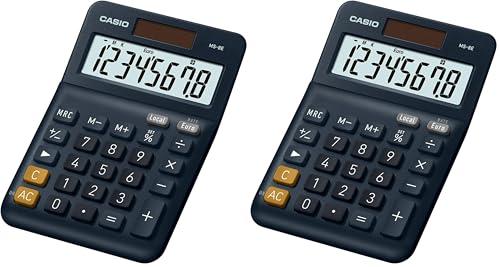 CASIO MS-8VERII calcolatrice da tavolo - Display a 8 cifre, euroconvertitore