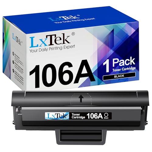 LxTek 106A Con Chip Compatibili per HP 106A W1106A Toner per Laser 107a 107r 107w per MFP 135a 135r 135w 135wg 137fnw 137fwg (Nero, 1-Pack)