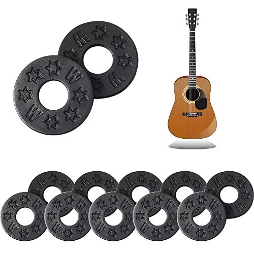 Strap Blocks, Blocca tracolla, Strap Blocco per Chitarra Parti di Guarnizione per Chitarra Proteggi Chitarra Blocco, Nero, 10pc