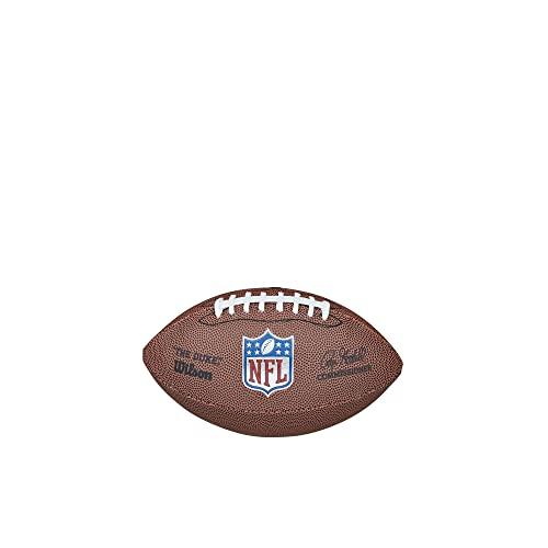Wilson, Palla da Football Americano NFL MINI REPLICA, Pelle Composita, Dimensioni Mini, Marrone, WTF1631XBNFL