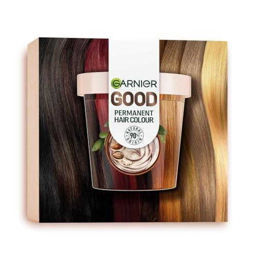 Garnier GOOD Colorazione Permanente, Kit Premium, Tinta Permanente, Per un Colore Intenso e Brillante, Fino a 8 Settimane, Senza Ammoniaca, Colore: 9.1 Biondo Vaniglia