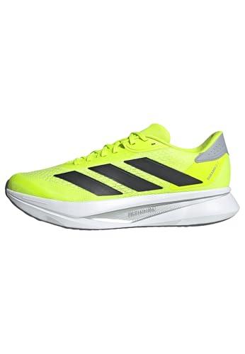 adidas Uomo Duramo SL 2 Running Shoes, Lucid Lemon/Core Black/Halo Silver, 43 1/3 EU