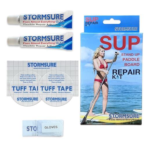 Stormsure SUP - Kit di riparazione per Stand Up Paddleboard - Ripara strappi e buchi: Prolunga la vita della tua tavola da paddle