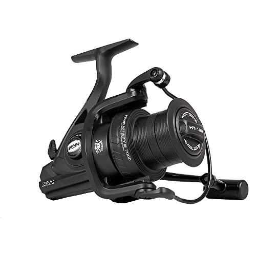 PENN Affinity® III Longcast, mulinello da pesca, mulinello da spinning, pesca in mare, carpa, luccio e pesce gatto, mulinello a lunga distanza, unisex, nero, 8000