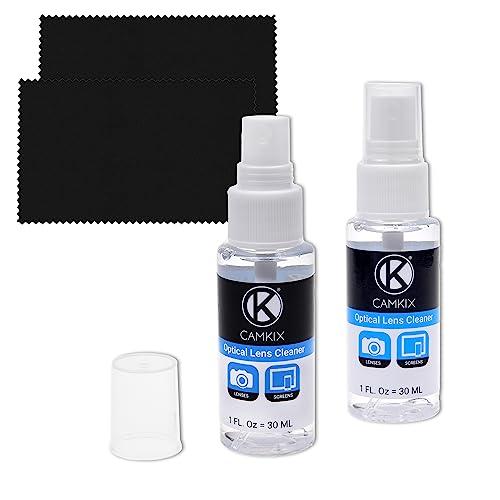 Kit Pulizia Lenti e Schermo - 2x spray prudente, 2x panno in microfibra