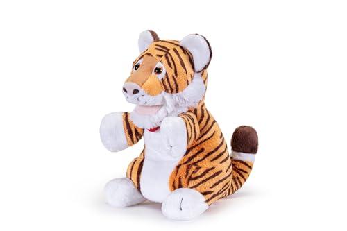 Marionetta Tigre Trudi | marionette peluche per spettacolo teatrale, regalo compleanno | 16x24x17cm taglia S | Marionette Puppets | modello 29318