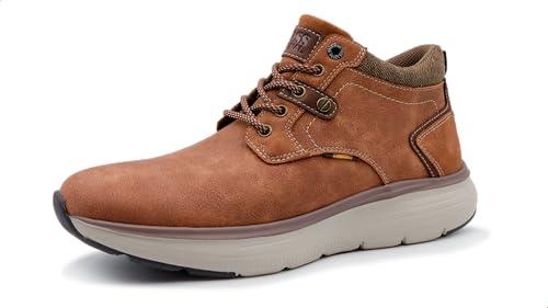 Uomo Sportiva Scarpe Stringate Traspiranti Sneakers Running Trekking Sneakers Ginnastica Passeggio Sneakers MU9577-8 (COGN,43)