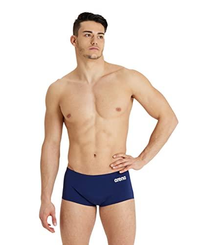ARENA Solid Team Costume Uomo Piscina, Costume da Bagno ad Asciugatura Rapida, Pantaloncini da Bagno in Tessuto MaxLife Eco con Massima Resistenza al Cloro e Protezione UV UPF 50+