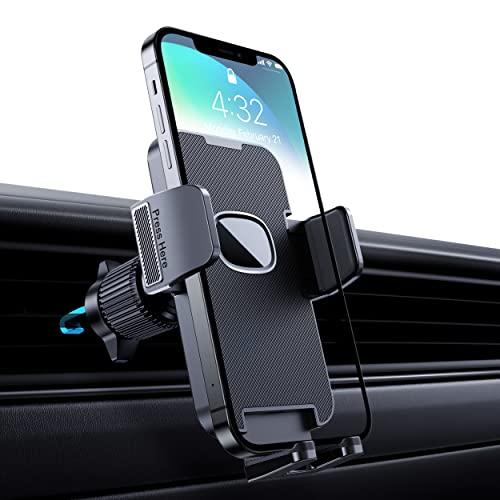 CINDRO Porta Cellulare Auto [Clip Gancio Militare] 360 Gradi di Rotazione Supporto Telefono Auto Macchina Reggi Portacellulare Auto per Universale Smartphone