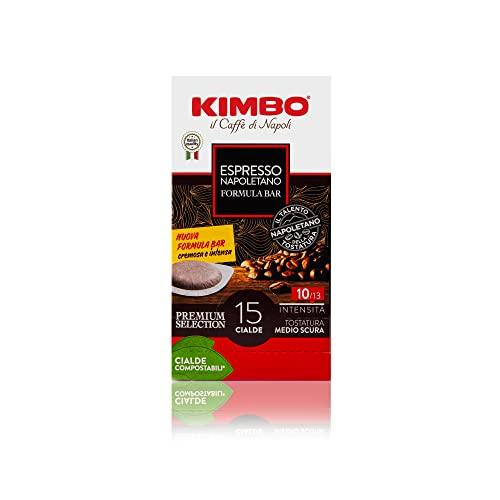 Kimbo Cialde Caffè Compostabili ESE - 120 Cialde - Espresso Napoletano - 8 Confezioni da 15 Cialde