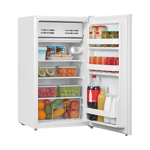 COMFEE' RCD93WH2EU(E) Frigorifero Monoporta 93L con Chill Box, Controllo Elettronico, Porta Reversibile, con inverter e luce LED, Frigorifero Piccolo per Ufficio, Camera, Bianco