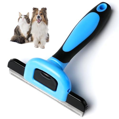 Nobleza - Spazzola per Cani e Gatto, Rimuovere Peli Superflui Sbrogliare Nodi Morti Riduce del 90% la Perdita di Pelii, Spazzole Peli Massaggio Professionale per Cani e Gatto 13×7.5CM