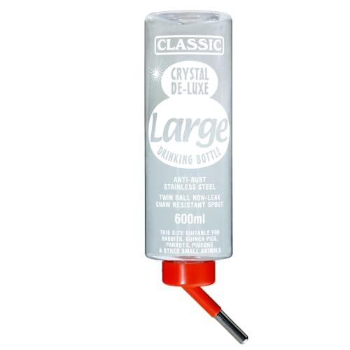 ARQUIVET Abbeveratoio Classic per roditori - Distributore d'acqua per piccoli animali - Abbeveratoio antigoccia per pappagalli, conigli, criceti, porcellini d'India - 600 ml - 25 cm
