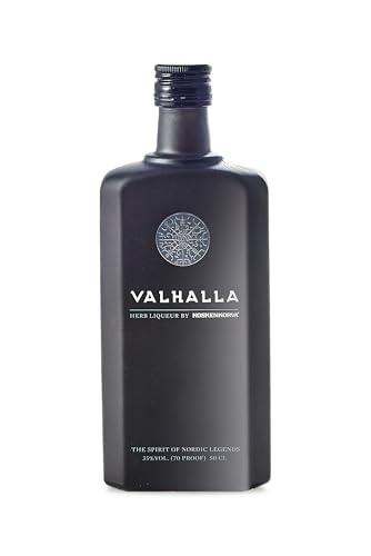 Valhalla, Liquore alle Erbe, 500 ml, Liquore Finlandese a Base di Vodka Koskenkorva, con Note Amare e Agrumate, Sapore Dolce e Forte, Botaniche Selezionate e Distillate, Idea Regalo, 35% Vol.