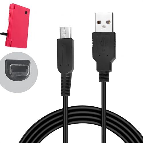 Hawfund Cavo caricatore 3DS, adattatore di alimentazione caricatore da viaggio per New 3DS XL/3DS XL/New 2DS XL/2DS/Dsi XL, allungato - 47 pollici/120 cm, supporto più di 5000 pieghe, cavo caricatore