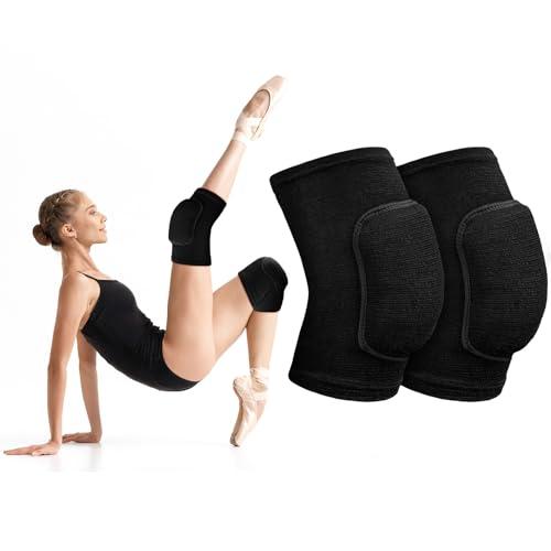 flintronic Ginocchiera Pallavolo, 1 Paio Ginocchiere Morbide, Elastico Ginocchiere Pallavolo Unisex, Ginocchiere Elastiche Antiscivolo, Protezione del Ginocchio Sport per Danza Pallavolo Basket Yoga