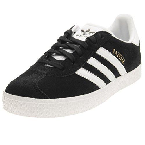 adidas Gazelle C, Sneakers Unisex - Bambini e Ragazzi, Nero (Core Black/Ftwr White/Gold Metallic), 31 EU