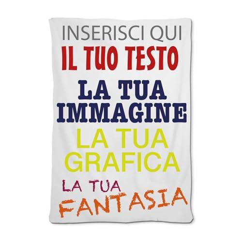 Gruppo Veneziano - coperta personalizzata - plaid in pile personalizzato con foto, testi o loghi - ideale per regalo di ogni occasione - 100% made in italy