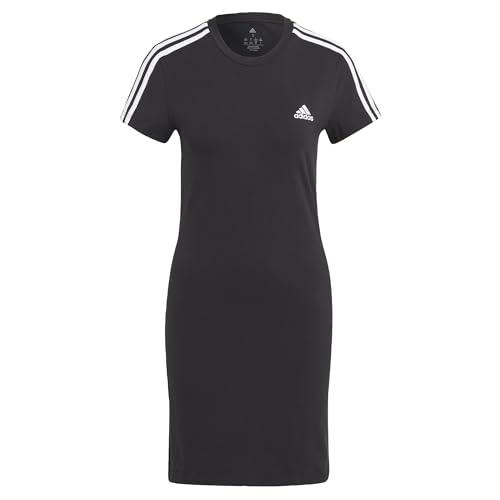 adidas Essentials 3-Stripes Single Jersey Fitted Tee Dress Vestito Donna
