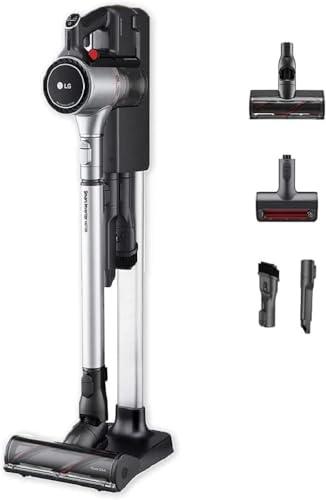 LG CordZero A9K-CORE1S Aspirapolvere Senza Fili Potente 200W, Autonomia 120 Minuti, con Wi-Fi, 2 Spazzole e 2 Accessori, Scopa Elettrica con Tubo Telescopico e 2 Batterie Ricaricabili