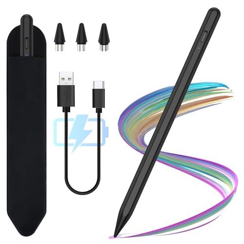 Stylus Pen Tablet Android, KBCASE Penna per Tablet Compatibile Samsung/iPhone/Lenovo/Xiaomi/Huawei/Android Touch Screen, Stylus Pencil with Sensibile all'Inclinazione con 3 Punte