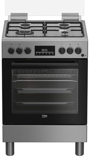 FBE62310GX - Cucina a gas con forno elettrico, n° 4 fuochi, 60x60 cm, inox