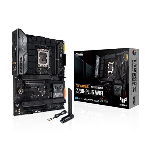 ASUS TUF Gaming Z790-PLUS WIFI Scheda madre Intel LGA 1700 ATX, PCIe 5.0, 4 slot M.2, 16+1 DrMOS, DDR5, 2.5Gb Ethernet, WiFi 6E, HDMI, USB 3.2 Gen 2 Type-C, Thunderbolt USB4, Aura Sync, AEMP II