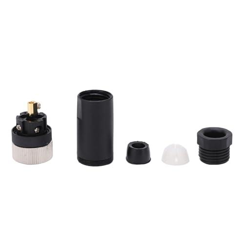 ERYUE Connettore Installabile per Campo NMEA 2000, 5 Pin, IP67 Materiale ABS + Metallo, Spina M12, Compatibile con le Reti Lowrance, Simrad, B G, Navico e, Installabili a Mast Foot