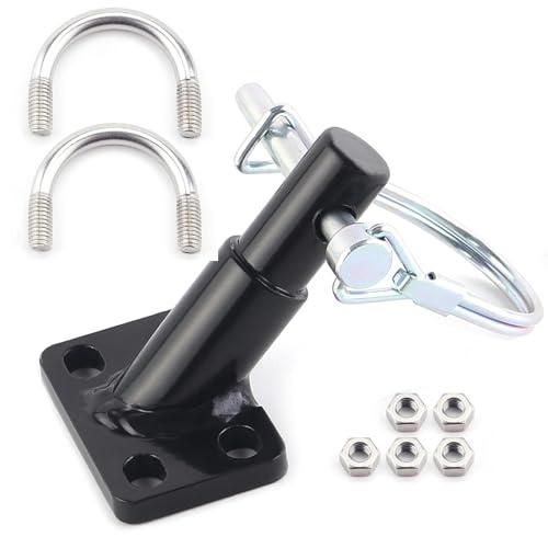 GREATRICH Gancio Traino Bici, Rimorchio Bici Bambini Adattatore Universale, Carrello Bicicletta Rimorchio, Gancio di Traino per Rimorchio Bicicletta, Fissaggio Sicuro con Perno, per Bambini, Cani