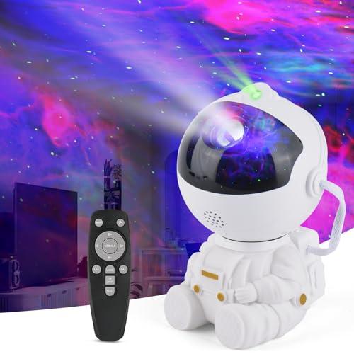 Proiettore Stelle, LED Astronauta Proiettore Cielo Stellato Lampada, LED Luce Nebulosa 360° Regolabile con Timer e Telecomando, Luce Notturnaper Bambini/Adulti/Regalo/Decorazioni