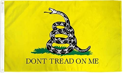 AZ FLAG Bandiera Gadsden Non CALPESTARMI 90x60cm - Bandiera Dont Tread ON Me 60 x 90 cm