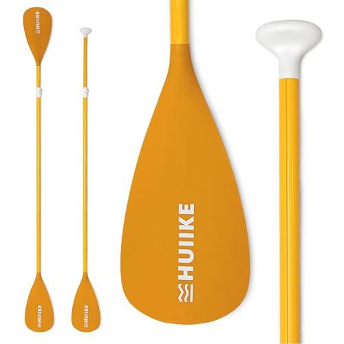 HUIIKE Pagaia SUP 2 in 1 Remi Alluminio Pagaia Doppia per SUP Remo Smontabile in 4 Pezzi | Remo Kayak, Canoa, Tavola Gonfiabili Regolabile Resistente | Accessori Stand Up Paddle Board