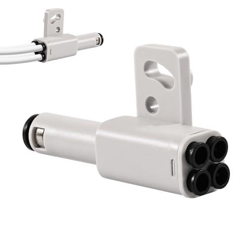 Adattatore PTFE 4 in 1 per Bambu Lab connettore di espansione per 4 moduli di alimentazione e AMS - supporto multimateriale (TPU 95A/PET-CF) - Compatibile con stampanti 3D serie X1/P1 (X1C, X1E, P1S