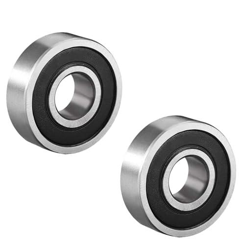 6000-2RS Cuscinetto a sfera a doppia tenuta 10 mm x 26 mm x 8 mm Acciaio al carbonio Z1 DE 2 pz.