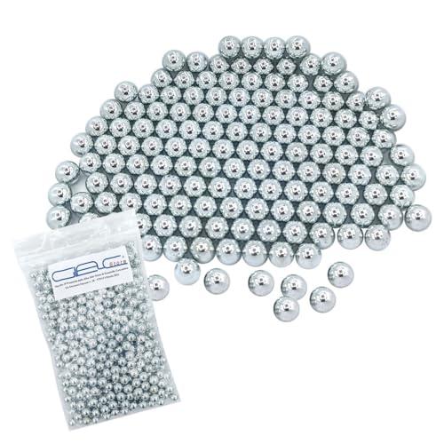 Glac Store® 500 Pz Pallini in Acciaio Metallo da 6 mm per Softair Soft Air Pistole Fucili 0,80 Grammi Calibrati e Lucidati