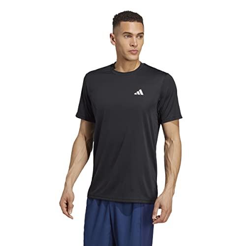 adidas Uomo Train Essentials Training Tee, Black/White, XL