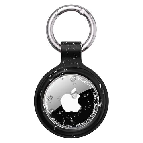 PESTON Portachiavi AirTag Custodia IP67 Impermeabile per Apple Air Tag, Antiurto/Antigraffio con Porta AirTag - Per Chiavi, Collare per Cani/Gatti, Bagagli