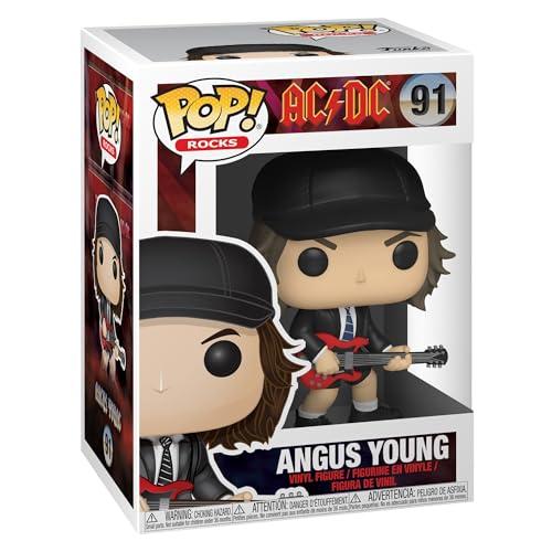 Funko Pop! Rocks: AC/DC - Angus Young - 1/6 Odds For Rare Chase Variant - Figura in Vinile da Collezione - Idea Regalo - Merchandising Ufficiale - Giocattoli per Bambini e Adulti - Music Fans