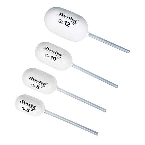 Sbirulino® Bombarda Samba Galleggiante – Kit da 4 Pezzi (5-8-10-12g) – Modello con Sferette Interne – Made in Italy – Pesca alla Trota, Trota Lago.