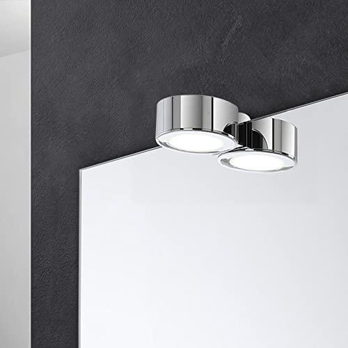 Inbagno Lampada Specchio Bagno LED, Installazione su Specchio a Filo, Luce Naturale (Stile 2)