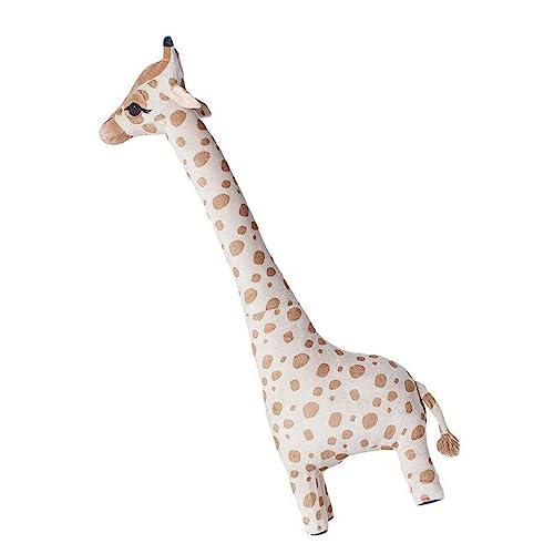 TARSHYRY Animali di Peluche per Bambini, Peluche Giocattolo con Giraffa con un Design di Giraffa Affascinante con un Viso Carino e una Super Morbida per Soggiorno o Camere da Letto e Lattina (100cm)