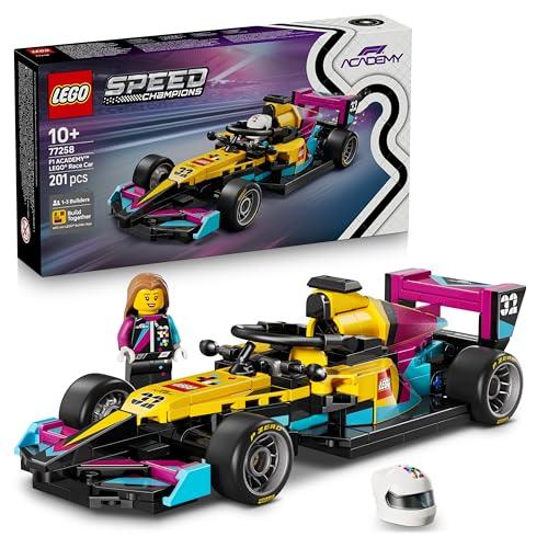 LEGO Speed Champions Auto da Corsa F1 ACADEMY Giocattolo - Kit Modellismo con Minifigure di Pilota Donna di Formula 1 - Regalo di Compleanno per Bambine e Bambini da 10 Anni e Fan Adulti - 77258