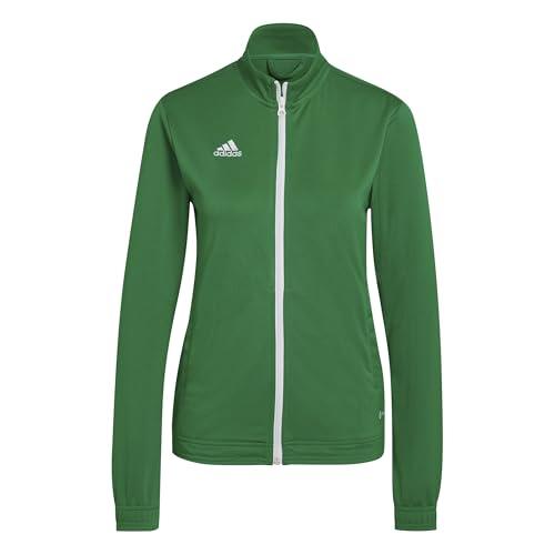 adidas Donna Entrada 22 Track Jacket, Team Green/White, XL