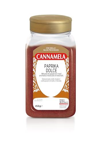 Cannamela - Linea Vasi PET, Paprika Dolce, Confezione da 450g. Ideale per carni, patate, zuppe, cereali e legumi