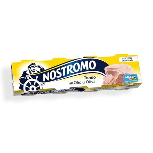 Nostromo - Tonno all'olio di oliva, 4 lattine da 70gr. Fonte di proteine, senza conservanti