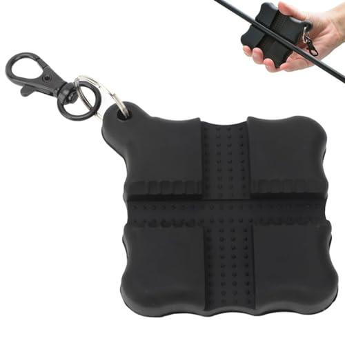 LEEQ Estrattore di Frecce per Tiro con L'Arco - Tiro con L'Arco Freccia estrattore, Estrattore di Frecce per Tiro con L'Arco in Silicone per Cortile, Proteggi Le tue Mani, Nero