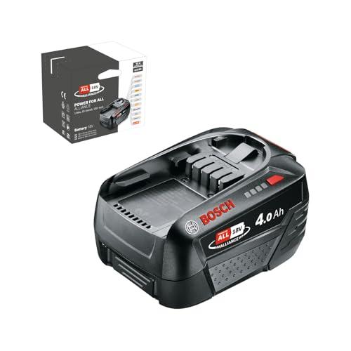 Bosch Batteria PBA 18V 4.0Ah W-C (Sistema da 18 Volt, 4.0 Ah, Confezione in Cartone)