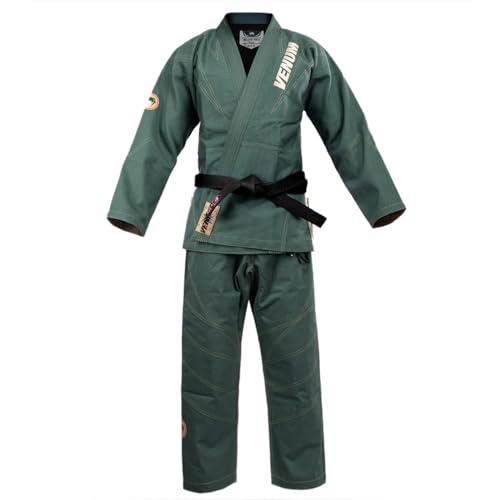 Venum Elite 5.0 – 450 – Brazilian Jiu Jitsu Gi – Forest Green – A2